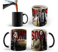 Aigori Walking Dead Coffee Mug - Gift for Fans Who Like Negan - Color Changing Ceramic Coffee Mug(11oz) - TWD Gifts for Halloween Christmas Birthday Men Women Mother Father Friends (1PC)