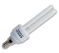aigostar 100711 - Energy-Saving Bulb 7 W 2U T2 Screw Small and Cool Daylight, A, 230 V, E14