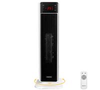 Aigostar 2000W Electric Fan Heater, Thermostat 4 Modes, 24H Timer, Overheat/tip Over Protection, Remote Control