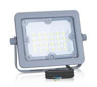 Aigostar 20W Led Floodlight, 1800LM Security Lights Outdoor, 6500K Cold White Ultra-Bright Outdoor Spotlight, LED Outside Lights Main Powered, IP65 Waterproof Security Site for Garden, Warehouse
