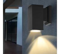 Aigostar 35W Outdoor Wall Lights Mains Powered, Ip65 Down W Wall Sconce,compatible With Gu10 Bulbs(Not Included)