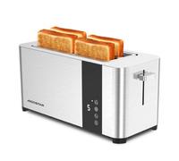 Aigostar 4 Slice Toaster Long Slot, Stainless Steel Toaster Extra Wide Slots, Digital Touch Control With Lcd Display