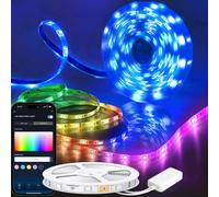 Aigostar 5M Smart Led Strip Lights, Wifi App Control Compatible With Alexa And Google Assistant