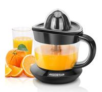 Aigostar 700ml Oranger Juicer with 2 Citrus Cones, Filter, Black