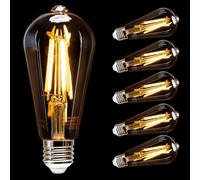 Aigostar E27 Vintage Light Bulbs, 4W Led Filament Bulb, 2200K Edison Bulb E27