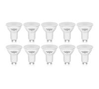 Aigostar GU10 LED Bulbs 10 Pack, 8W Spotlight 640lm Cool White 6500K, 100° Wide Beam Angle (Equivalent to 88W), Non-Dimmable for Ceiling & Recessed Lights