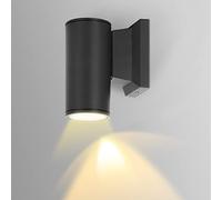 Aigostar Outdoor Wall Lights Mains Powered, IP65 Outside Lights Exterior Wall Sconce, Aluminum Indoor Wall Lights Max 35W GU10 Wall Light for Front Door, Garage, Porch, Garden, Balcony, Patio