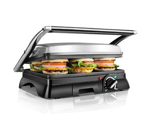 Aigostar Sandwich Toaster, Deep Fill Panini Press Grill with Detachable Non-Stick Plates, Easy to Clean