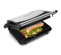 Aigostar Sandwich Toaster Panini Press 800W, 180 Degree Flat Open