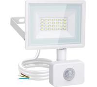 Aigostar Security Lights Outdoor Motion Sensor, 20W Pir Floodlight, 1650 Lumens Ip65 Waterproof 6500K Cool White