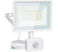 Aigostar 30W Security Lights Outdoor Motion Sensor, 2510 Lumen PIR Light, IP65 Waterproof Motion Sensor Flood Light, Ultra Thin Outdoor Lights for Forecourt, Backyard, Garages, 6500K