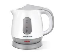 Aigostar Small Electric Kettle 1.0L, 1100W Low Wattage, Portable for Travel