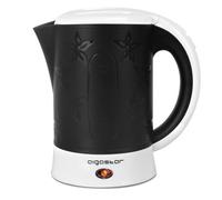 Aigostar Small Travel Kettle Electric, 650W 0.6L Ith 2 Cups And 2 Spoons, Black