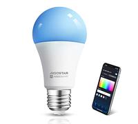 Aigostar Smart Bulb E27, Alexa Light Bulb, WiFi Smart Bulb 9W RGBCW LED Colour Changing Light Bulb Compatible with Amazon Alexa and Google Home,Sync to Music, Dimmable, No Hub Required