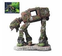 AIGOUT Aquarium Decorations Hobbit Castle Fish Tank Accessories Betta Toys Decoration for Aquarium Scene Arrangement Ornaments Fish Tank Resin Decorate (Style 1 - Big)