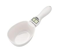 AIGOUT Pet Food Measuring Scoop Scale, Kitchen Digital Food Measuring Spoon for Dog Cat, Portable Feeding Bowls for Measuring Pets Food