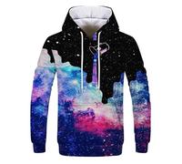 AIHERQG 3D Printed Neon Green Hoodies Cool Designs y2k Hoodie for Men Harajuku Fashion Women Clothing Streetwear Hooded Hoody Sweatshirt(Style1,XXL)