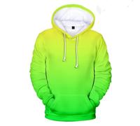 AIHERQG 3D Printed Neon Green Hoodies Cool Designs y2k Hoodie for Men Harajuku Fashion Women Clothing Streetwear Hooded Hoody Sweatshirt(16,6XL)
