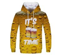 AIHERQG 3D Printed Neon Green Hoodies Cool Designs y2k Hoodie for Men Harajuku Fashion Women Clothing Streetwear Hooded Hoody Sweatshirt(Style5,XXL)