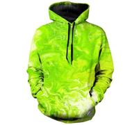 AIHERQG Men's Hoodie 3D Printed Color Paint Sportswear Street Long Sleeve Pullover Super Big Hoodies(LMWLSK20241712N,XXL)