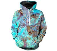 AIHERQG Men's Hoodie 3D Printed Color Paint Sportswear Street Long Sleeve Pullover Super Big Hoodies(LMWLSK20241712Q,4XL)