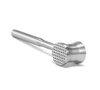Aihomo Meat Tenderiser Mallet & Hammer - 304 Stainless Steel - Dual-Side Heavy Duty One-Piece Design for Beef, Chicken, Conch, Veal, Sunday Roasts - Dishwasher Safe & Ergonomic Design