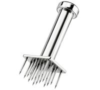 Aihomo Meat Tenderizer and Pork Skin Pricker, 18 Stainless Steel Needles | One-piece 304 stainless steel meat tenderiser for steak, chicken, beef and pork; dishwasher safe with protective cover