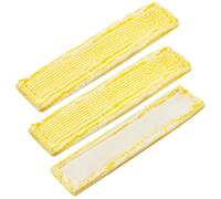 Aihoom 3Pcs Spray Bottle Replacement Cloths for Karcher Window Vac Cleaner, Microfibre Cleaning Pads, Compatible with Karcher WV2 WV5 WV6, Yellow Mop Covers, Accessories for Glass Cleaning