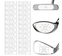 Aihoom 40pcs Golf Impact Tape, Golf Club Impact Stickers for Woods, Irons, and Putters, Self-Teaching Sweet Spot Analysis, Training Aid to Improve Swing Accuracy and Shot Consistency