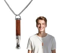 Aihoom Anxiety Breathing Necklace with Resistance, Breathe Free Necklace for Anxiety Relief, Breathing Exercises & Meditation, Christmas Valentine's Day Birthday Gift for Father, Women, Men