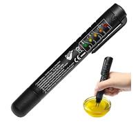 Aihoom Brake Fluid Tester Pen, 5-in-1 Detector for DOT3 DOT4 DOT5, 5 LED Indicator, Universal Automotive Brake Fluid Moisture Analyzer, Upgraded Brake Oil Detection Tool