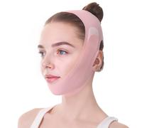 Aihoom Face Slimming Bandage, Reusable V-Line Lifting Mask for Women & Men, Double Chin Reducer & Jawline Sculpting, Anti-Aging Chin Strap for Firm Lifted Skin, Comfortable & Adjustable Design