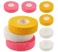 AIHSUMC 6 Pcs Thimble Tape for Hand Sewing, Fully Adjustable Thimble Finger Protectors, A Smarter Option Compared to Classic Knitting Thimbles, Quilting Craft Accessory for DIY Sewing, Multicolor
