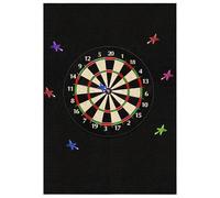 AIHSUMC Extended Length Dart Board Wall Protectors, 36" x 24" Felt Dartboards Surround Wall Protector Wall Tiles Dart Board Backer, Cork Board Alternative