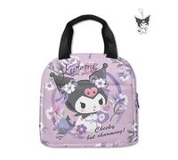 AII Lover Kawaii Japanese Lunch Bag with Keychain,Cute Lunch Box Portable Insulated Lunch Tote Bag Thermal Cooler Bag for Teens Students. (A)