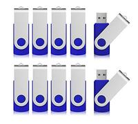 Aiibe 50Pcs 4GB Flash Drive Bulk USB Flash Drive 4GB 50 Pack USB 2.0 Thumb Drives Memory Stick USB Drive, Blue