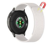 AiiBowy 18mm Strap Compatible with Garmin Venu 4 41mm/Venu 3S 41mm/Forerunner 265S/255S for Women Men, Dual Magnetic Silicone Sport Band for Garmin Vivoactive 4S 40mm Starlight