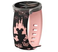 AiiBowy 20mm Strap Compatible with Amazfit Active 2 Square/Active 2/Active/GTR Mini/GTS 4 Mini/GTS 4/Bip 3 Pro/Bip 3, Silicone Strap Replacement Watch Band for Amazfit GTS 3/GTS 2e Black Pink