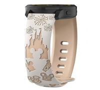 AiiBowy 20mm Strap Compatible with Garmin Forerunner 570 42mm/Garmin Vivoactive 6/Forerunner 165/Forerunner 165 Music, Silicone Strap Replacement Watch Band for Vivoactive 5 Starlight MilkTea