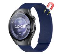 AiiBowy 22mm Strap Compatible with Huawei Watch 5 46mm/Watch GT 5/GT 5 Pro/GT 4/4 46mm for Women Men, Dual Magnetic Silicone Sport Band for Huawei Watch 4 Pro 48mm Midnight Blue