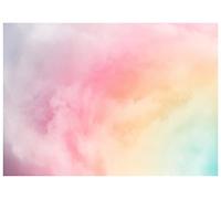 AIIKES 6x4ft Rainbow Cloud Birthday Backdrop Gradient Color Cloud Photography Backdrop Baby Shower Girl Birthday Cake Smash Wedding Party Decoration Photo Studio Props 12-420