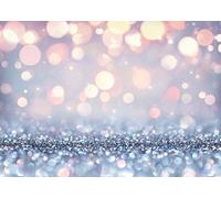 AIIKES 8x6FT Silver Bokeh Backdrop Silver Wave Dot Glitter Backdrop Birthday Party Backdrop Newborn Photography backdrop Wedding Backdrop Studio Props 10-596