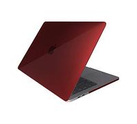 aiino Glossy - Hard Shell Case for MacBook Pro 13 Inch (2020/2022), Ultra Slim and Durable Cover, Plastic Hard Case with Screen Protector and Keyboard Cover - Red