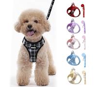 AIITLE No Pull Dog Harness and Leash Set for Small Medium Dogs, Black M