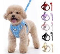 AIITLE No Pull Dog Harness and Leash Set for Small Medium Dogs, Blue M