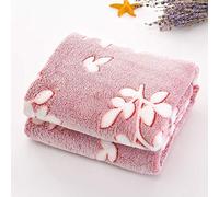 AIITLLYNA Flannel Throw Blanket,Office Blanket Blankets for Kids Super Soft Fluffy Flannel Velvet Plush Microfiber Sofa Blanket for Baby Kids Office Couch Sofa Bed (Red Wine & Leaves)