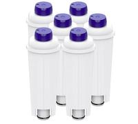 Aiitomg 6PCS Water Filter for Delonghi Replacement Coffee Machine Water Filter with Activated Carbon Softener for De'Longhi ECAM, ETAM, EC, BC Series