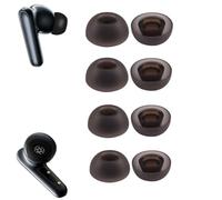 Aiivioll 4 Pairs Black Silicone Ear Tips for Anker Soundcore Liberty 4 NC - Replacement Eartips XS/S/M/L (4 Sizes)
