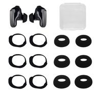 Aiivioll 6-Pack Ear Tips + Wings for Bose QuietComfort Ultra/II, Black