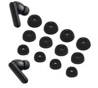 Aiivioll Compatible with CMF by Nothing Buds Pro 2 Replacement Ear Tips - 6 Pairs (S, M, L x 2 Each) Silicone Earbuds（Black）